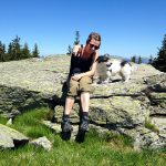 Berg Hund Frau