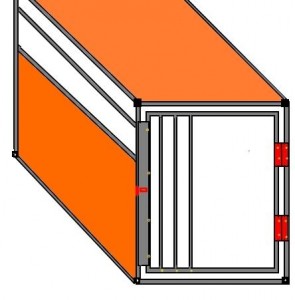 Materialien für Hundebox