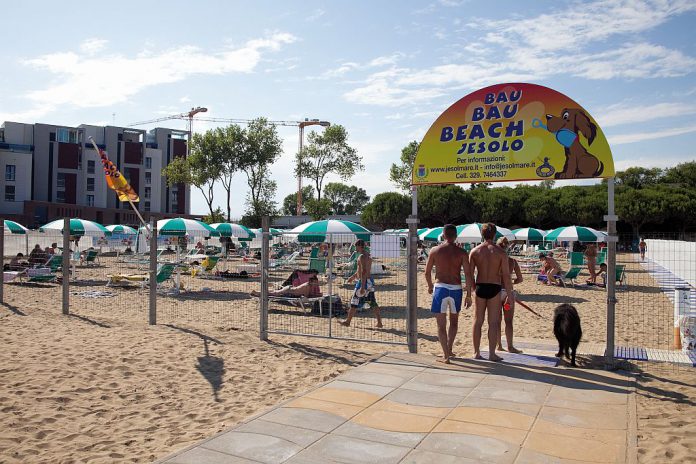 Hundestrand Italien Jesolo