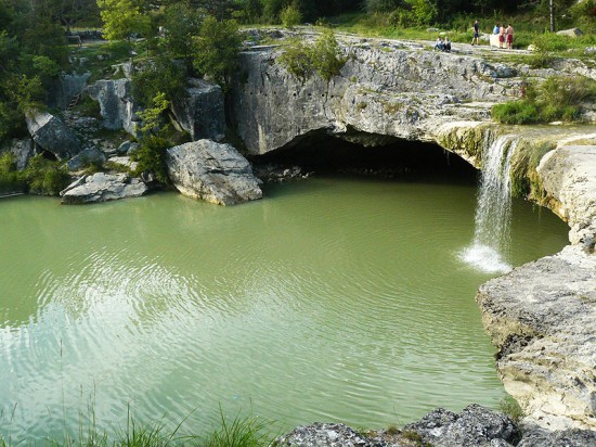 Wasserfall Pazin Kroatien