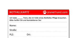 Notfallkarte Tiere