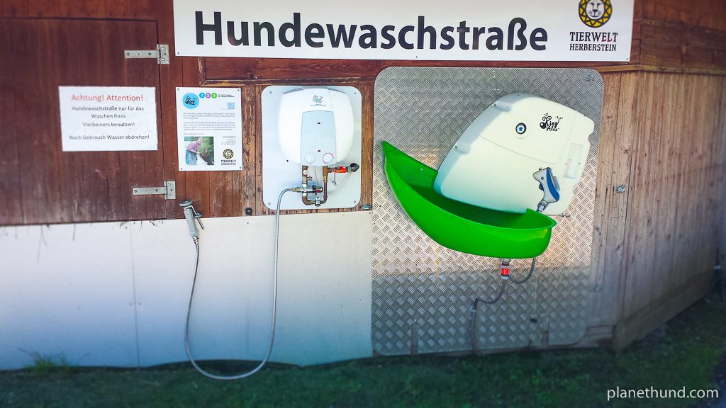 Hundewaschstraße Tierwelt Herberstein